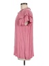 Old Navy 100% Rayon Pink Short Sleeve Blouse Size M - photo 5