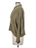 O'Neill 100% Viscose Solid Green Long Sleeve Blouse Size M - photo 5