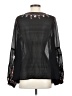 Love Sam 100% Polyester Black Long Sleeve Blouse Size S - photo 2