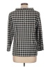 Talbots Checkered-gingham Black Pullover Sweater Size L - photo 2