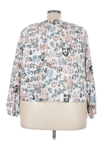 a.n.a. A New Approach 3/4 Sleeve Blouse (view 2)
