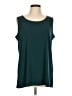 Susan Graver Teal Sleeveless Top Size L - photo 1