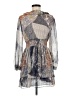 Zara Paisley Gray Cocktail Dress Size M - photo 2