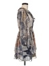 Zara Paisley Gray Cocktail Dress Size M - photo 4