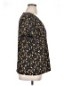 ModCloth 100% Polyester Black Short Sleeve Blouse Size XL - photo 4