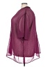 Maggie Barnes 100% Polyester Burgundy 3/4 Sleeve Blouse Size 22 (5) - photo 5