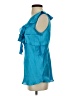 Violet & Claire 100% Polyester Teal Sleeveless Blouse Size S - photo 5