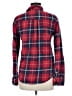 BDG 100% Cotton Plaid Red Long Sleeve Button-Down Shirt Size M - photo 2