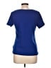 Rafaella Blue Short Sleeve Top Size L - photo 2