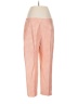 Ann Taylor 100% Silk Checkered-gingham Orange Silk Pants Size 8 - photo 2
