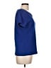 Rafaella Blue Short Sleeve Top Size L - photo 4