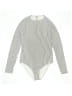 Roxy Stripes Gray One Piece Swimsuit Size XL - photo 1
