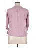 Soho Pink 3/4 Sleeve Blouse Size XL - photo 2