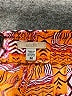 Ecote 100% Polyester Print Orange Shorts Size M - photo 3