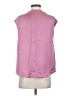 Glam 100% Polyester Pink Sleeveless Blouse Size S - photo 2