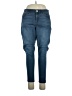 Democracy Solid Blue Jeans Size 14 - photo 1