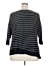 Sejour Stripes Black Pullover Sweater Size 2X - photo 2