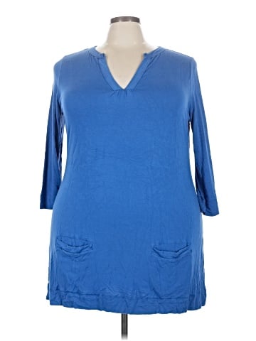 Soft Surroundings 3/4 Sleeve Top (view 1)