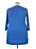 Soft Surroundings Blue 3/4 Sleeve Top Size 3X - photo 2