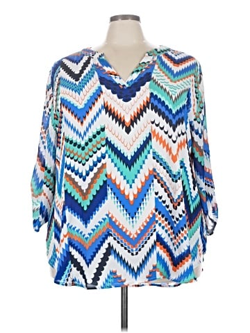 Cato 3/4 Sleeve Blouse (view 1)