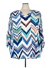 Cato Blue 3/4 Sleeve Blouse Size 26 - 28 - photo 1