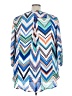 Cato Blue 3/4 Sleeve Blouse Size 26 - 28 - photo 2