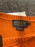 Pendleton 100% Cotton Orange Pullover Sweater Size 6 - photo 7