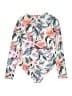 Jantzen Floral White Rash Guard Size L - photo 2