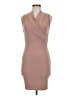 Haute Monde Solid Tan Cocktail Dress Size M - photo 1