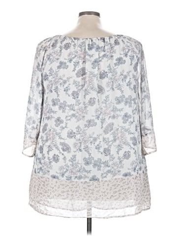 Black Rainn 3/4 Sleeve Blouse (view 2)