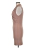 Haute Monde Solid Tan Cocktail Dress Size M - photo 5