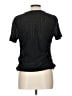 Rose + Olive Black Short Sleeve Top Size L - photo 2