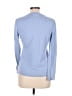 DKNY Jeans 100% Cotton Polka Dots Blue Pullover Sweater Size M - photo 2