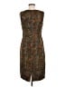 Coldwater Creek Paisley Brown Cocktail Dress Size 8 - photo 2