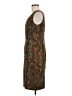 Coldwater Creek Paisley Brown Cocktail Dress Size 8 - photo 5
