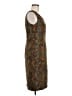 Coldwater Creek Paisley Brown Cocktail Dress Size 8 - photo 4