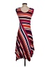 Spense Stripes Red Casual Dress Size S - photo 2