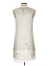 Parker Chevron-herringbone Silver Casual Dress Size L - photo 2