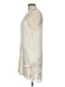 Parker Chevron-herringbone Silver Casual Dress Size L - photo 5