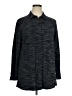 J.Jill Gray Long Sleeve Button-Down Shirt Size XL - photo 1