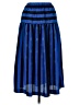 Assorted Brands 100% Polyester Stripes Blue Casual Skirt Size 7 - 8 - photo 1