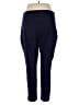 Women With Control Solid Blue Active Pants Size XL - photo 2