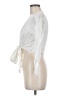Ronny Kobo White 3/4 Sleeve Blouse Size S - photo 5