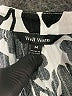 Well Worn 100% Viscose Silver Short Sleeve Blouse Size M - photo 7