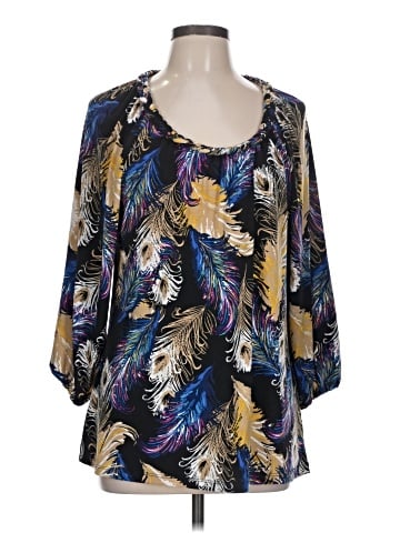 Style&Co 3/4 Sleeve Blouse (view 1)