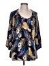 Style&Co Black Gold 3/4 Sleeve Blouse Size L - photo 1