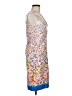 Leggiadro Print White Cocktail Dress Size 6 (1) - photo 4