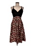 Intrigue Floral Black Cocktail Dress Size M - photo 1