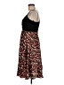Intrigue Floral Black Cocktail Dress Size M - photo 5