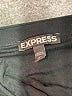 Express 100% Rayon Solid Black Formal Skirt Size 1X - photo 4
